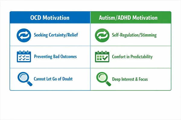 Overlap vs motivation table