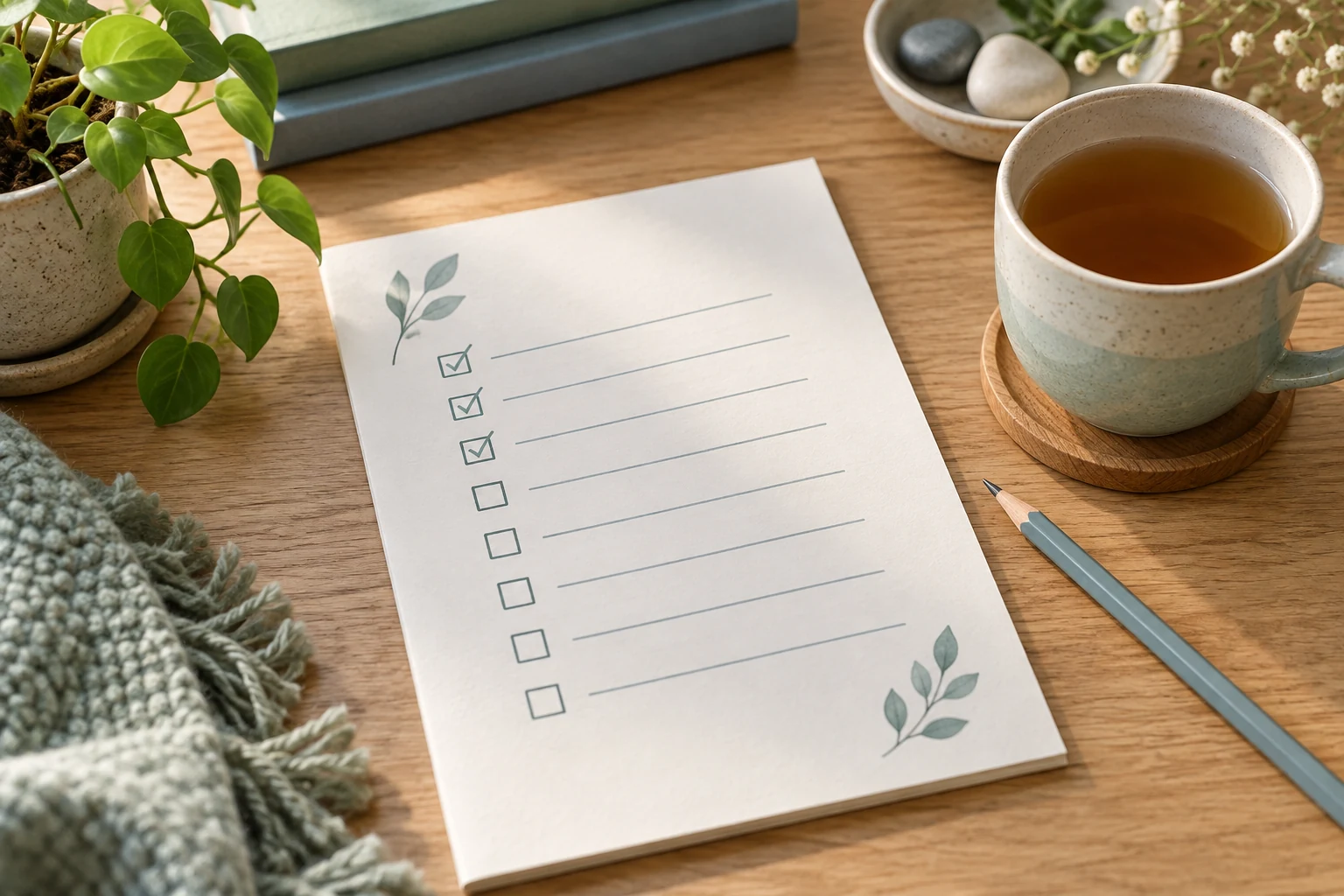 Gentle self-reflection checklist